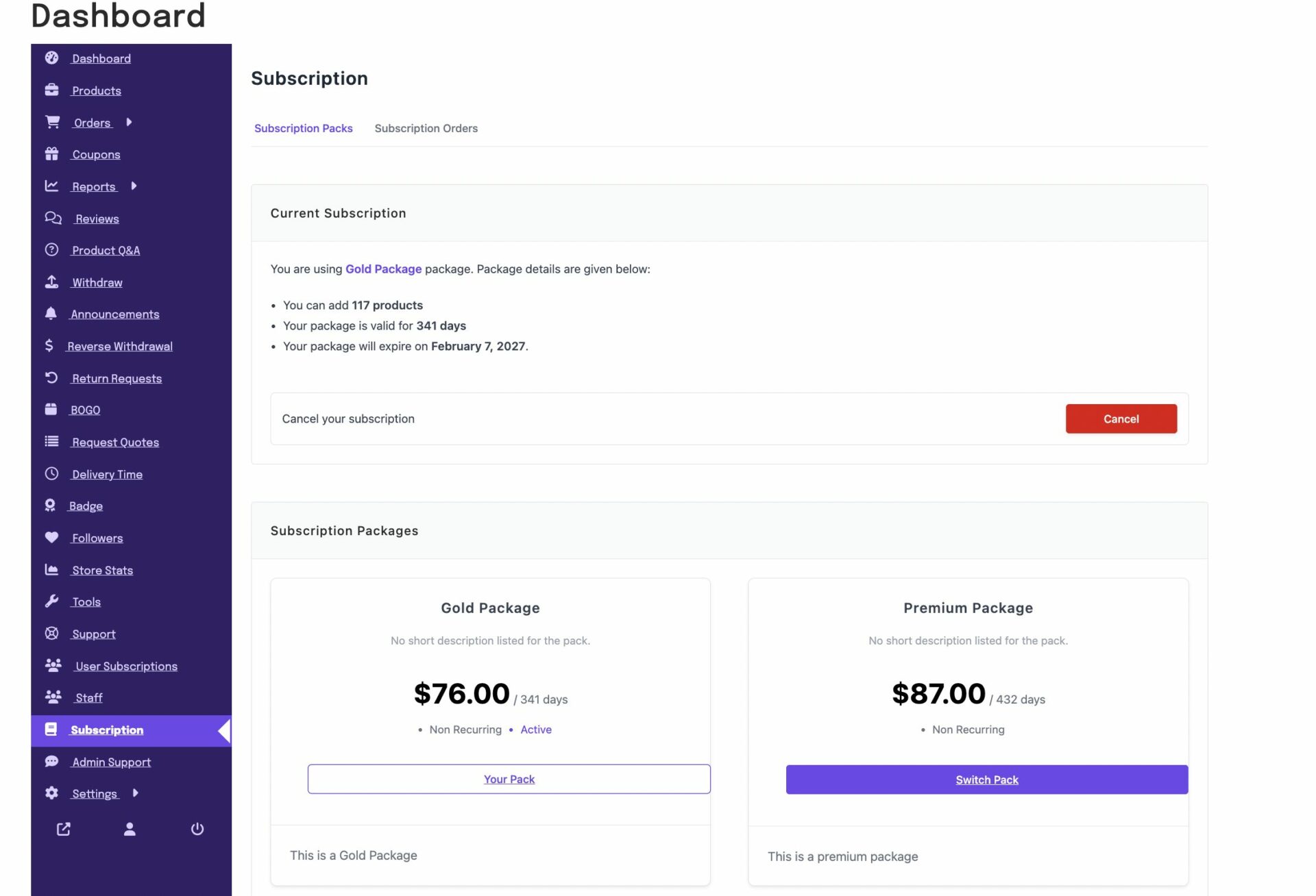 This is a screenshot of switch pack