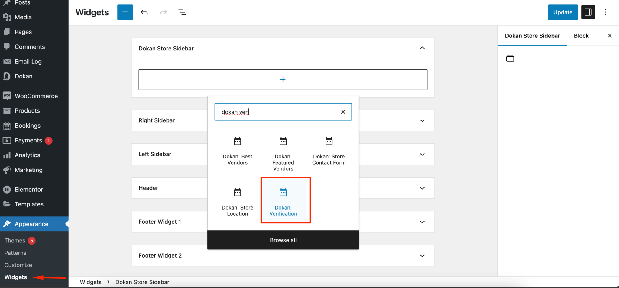 Dokan Vendor Verification - Admin Settings - Dokan