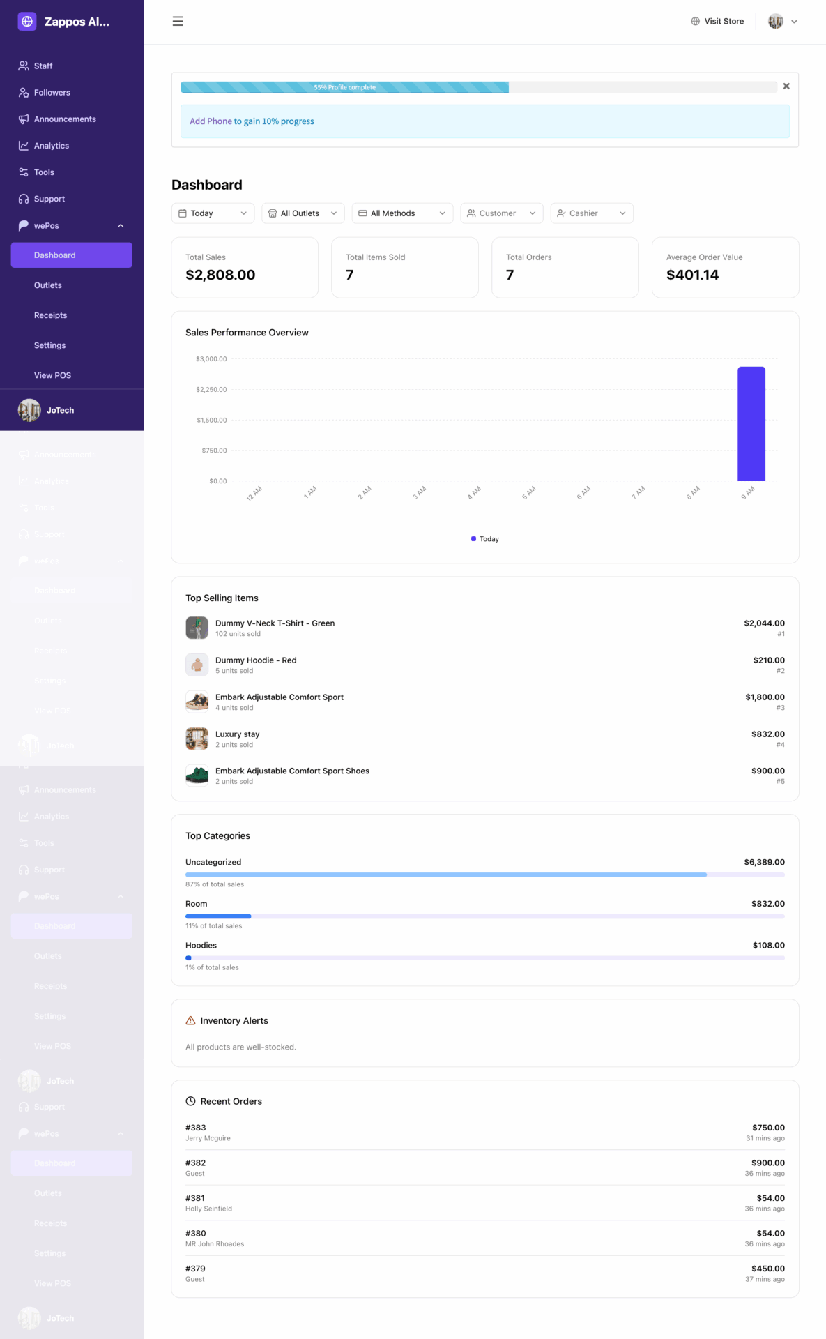 Dashboard