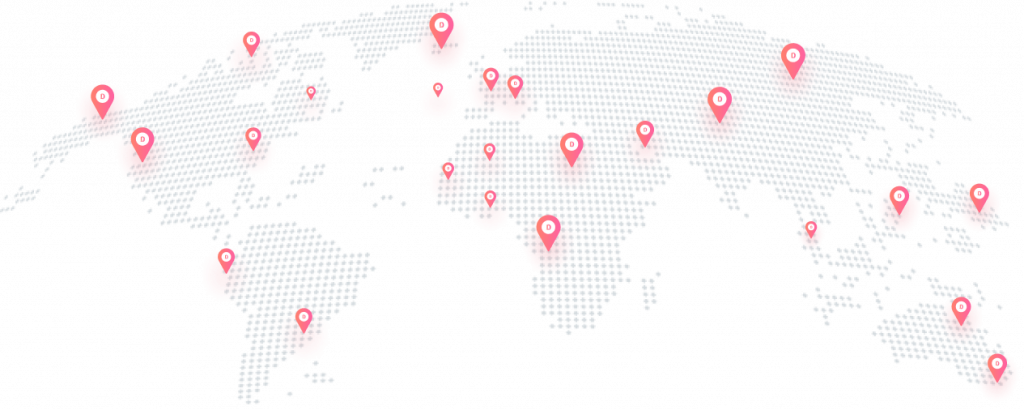 mapa de distribución de dokan