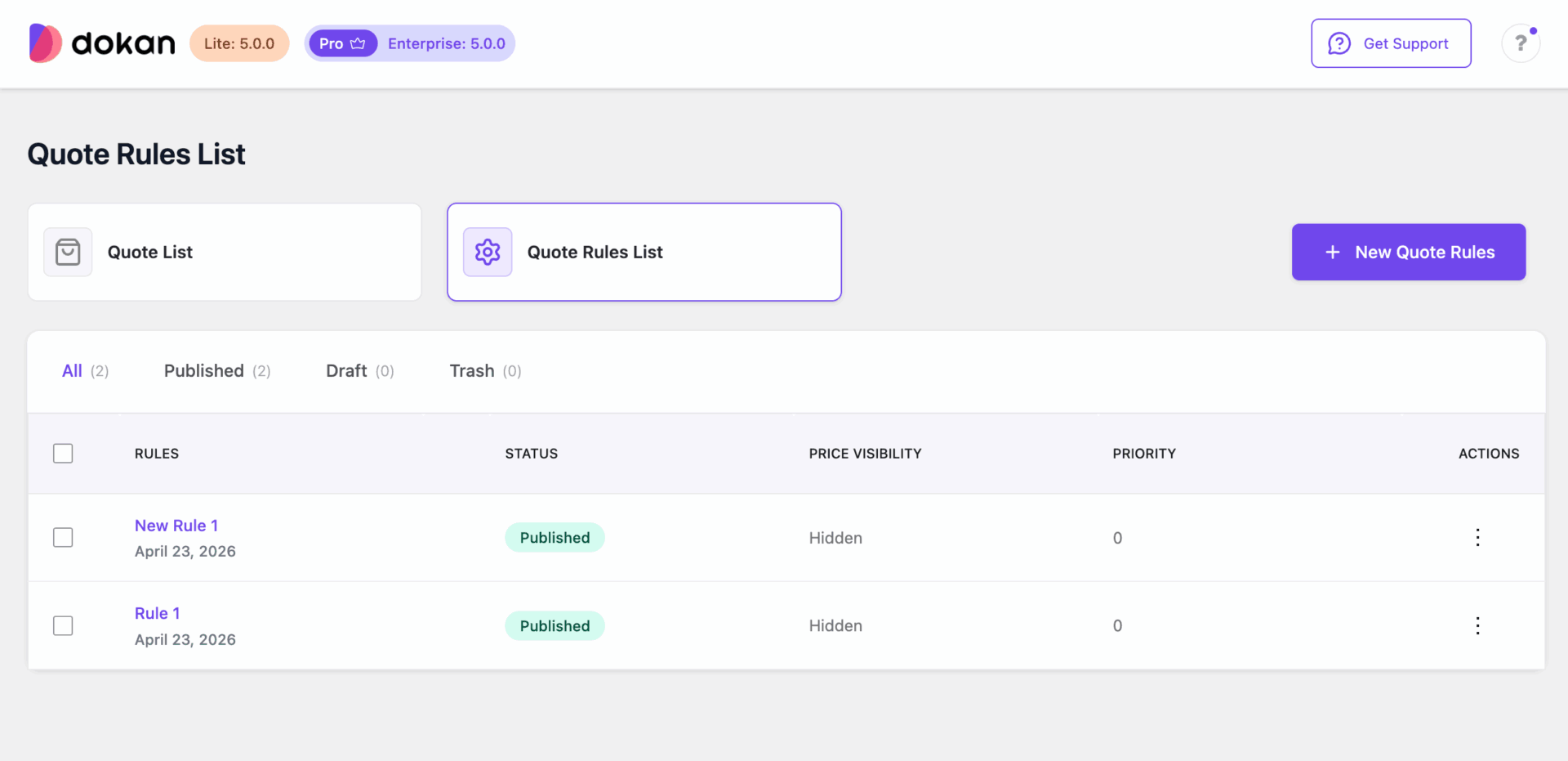 this is a screenshot of rules added