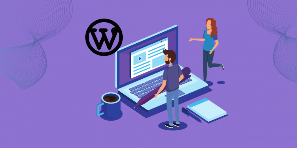 An illustration to write a WordPress guest post