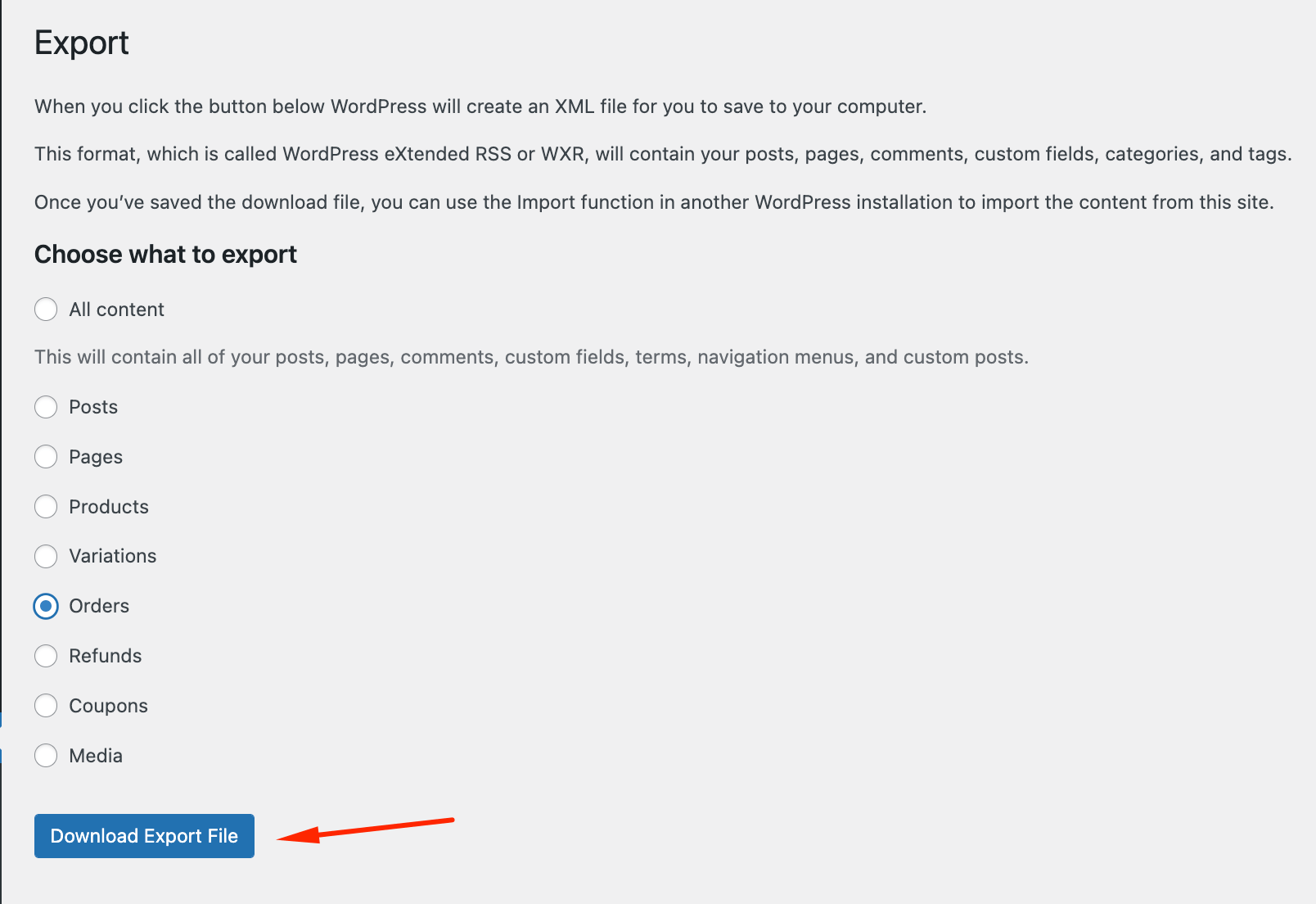 How to Export WooCommerce Orders for Free - Dokan