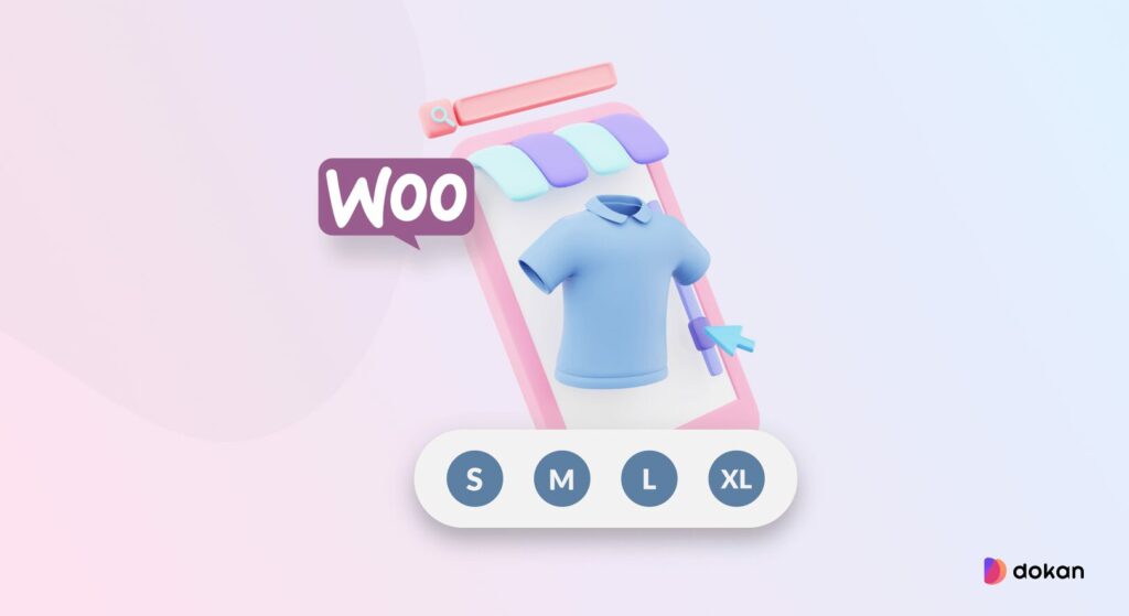 This is the feature image of the "How to add sizes to WooCommerce products" blog.