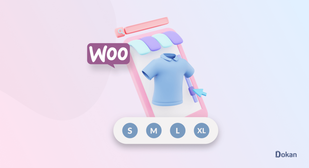This is the feature image of the "How to add sizes to WooCommerce products" blog.