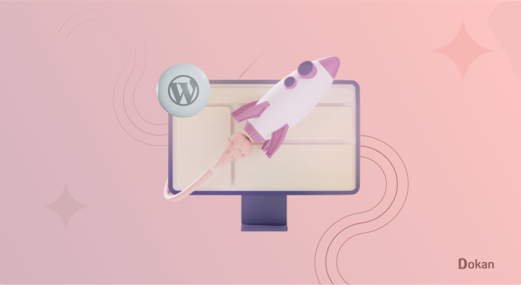 This is the feature image of the How to speed up a WordPress site blog