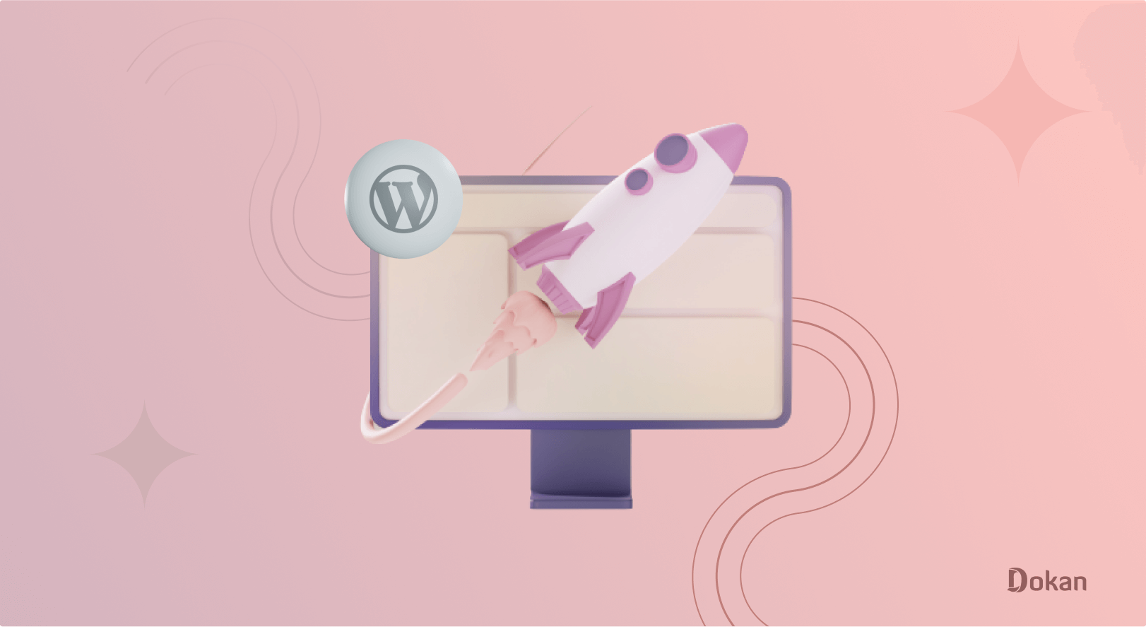 This is the feature image of the How to speed up a WordPress site blog