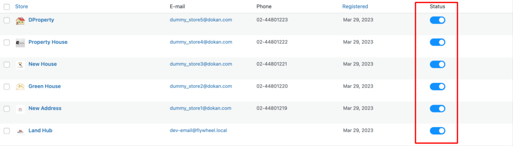 A screenshot to enable vendors sell products on dokan