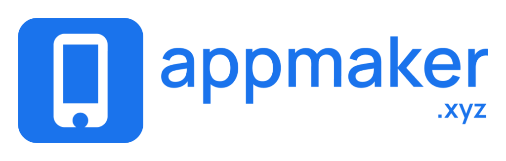 logotipo de fabricante de aplicaciones azul