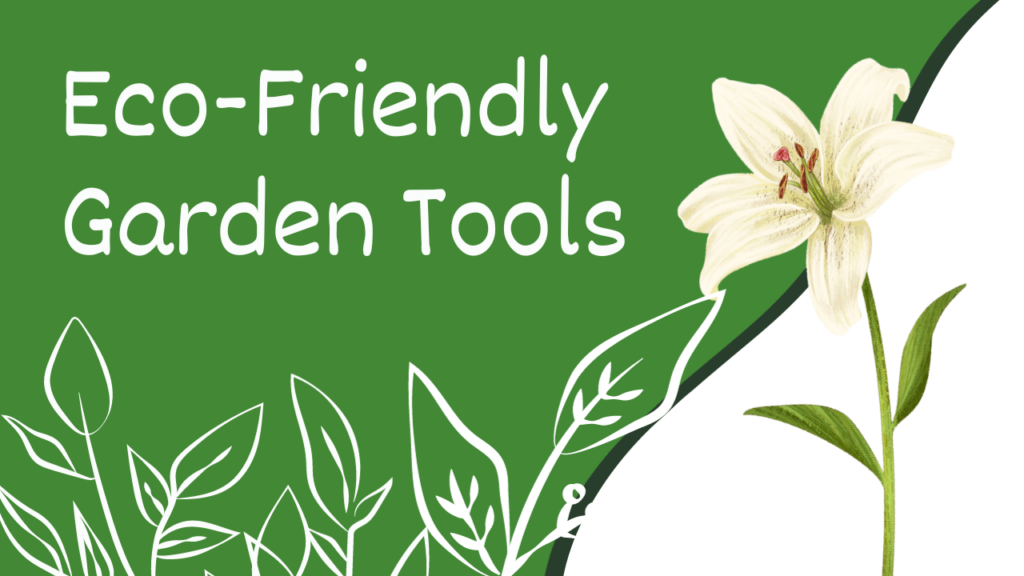 An illustration of eco-friendly garden tools