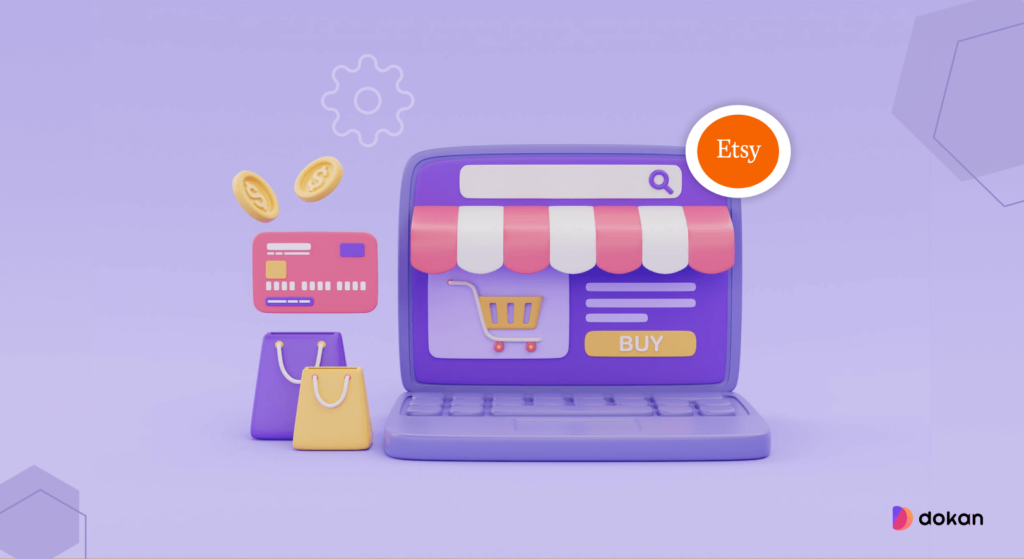 An illustration of how to create an online marketplace like etsy