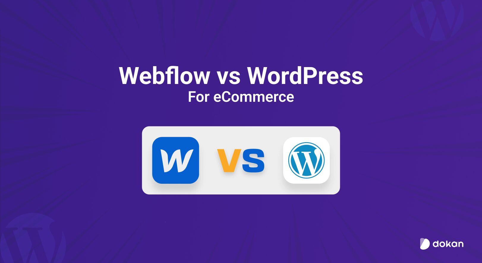 Webflow vs. WordPress für E-Commerce: Ein Kampf der Titanen