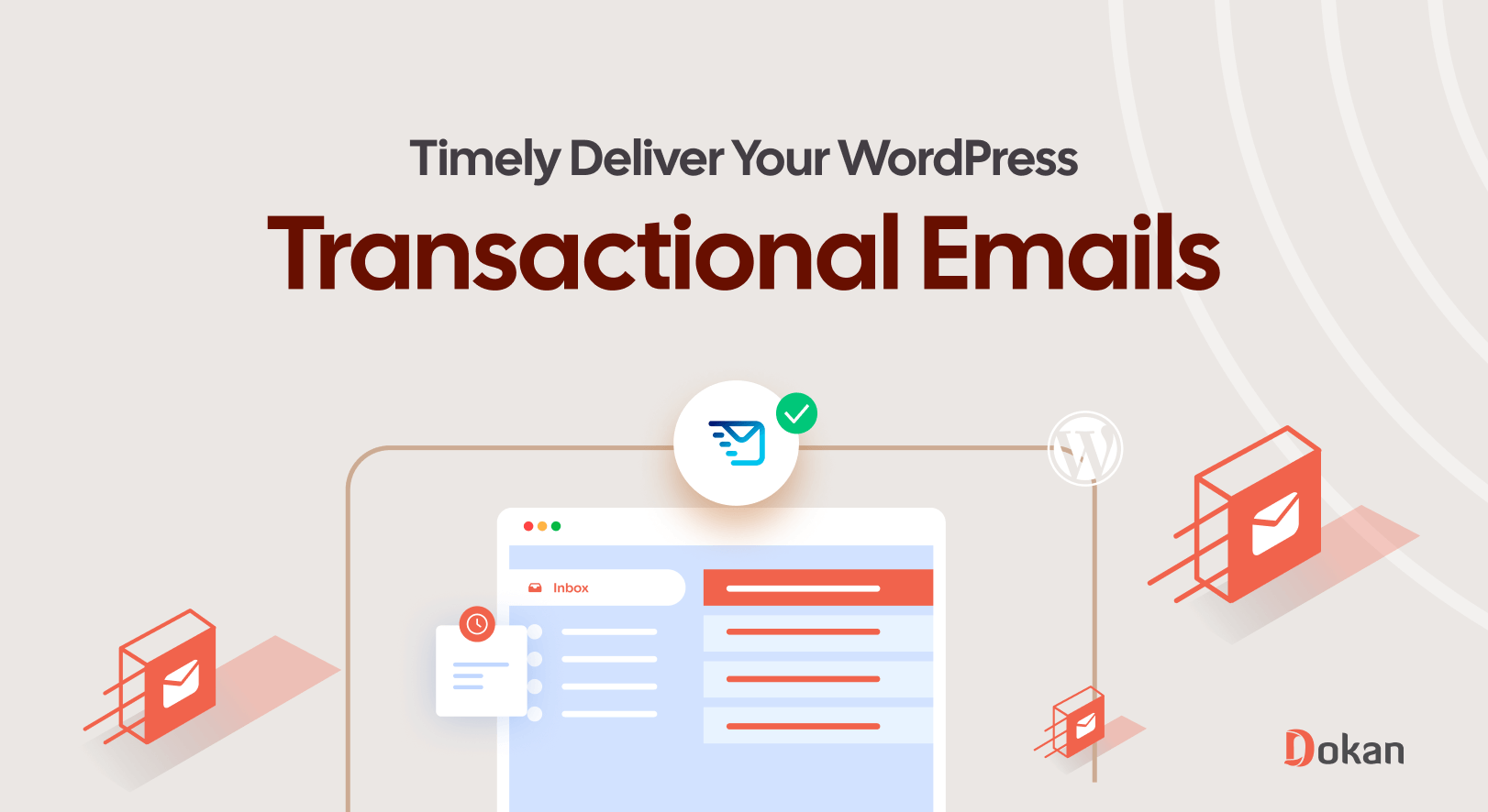 This is the feature image of the blog - WordPress Transactional Email Sender
