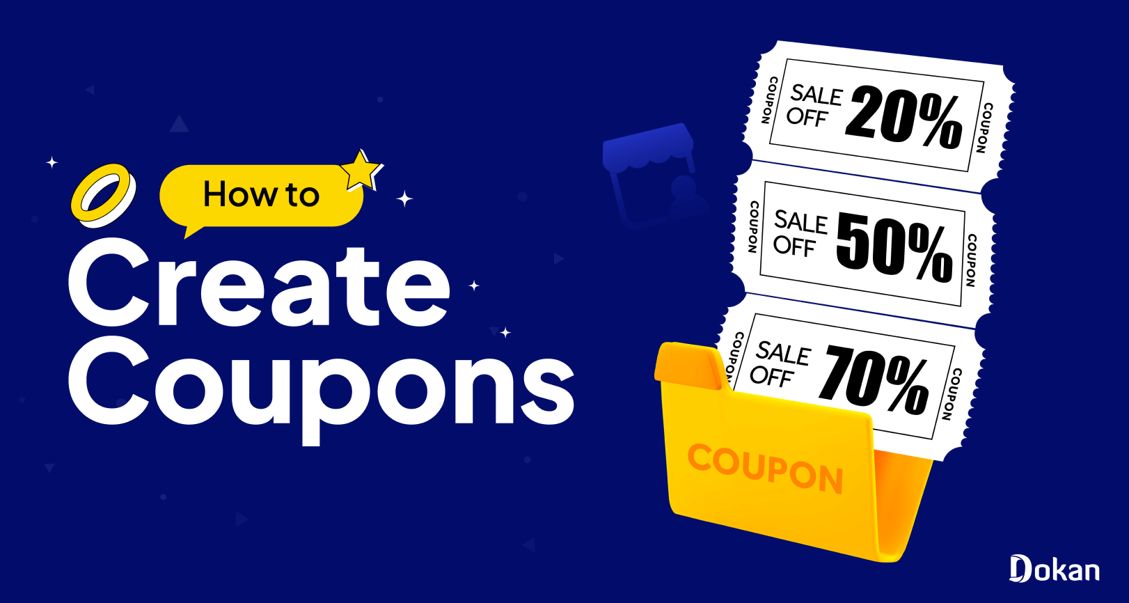This is the feature image of the blog - How to Create Coupons in Dokan