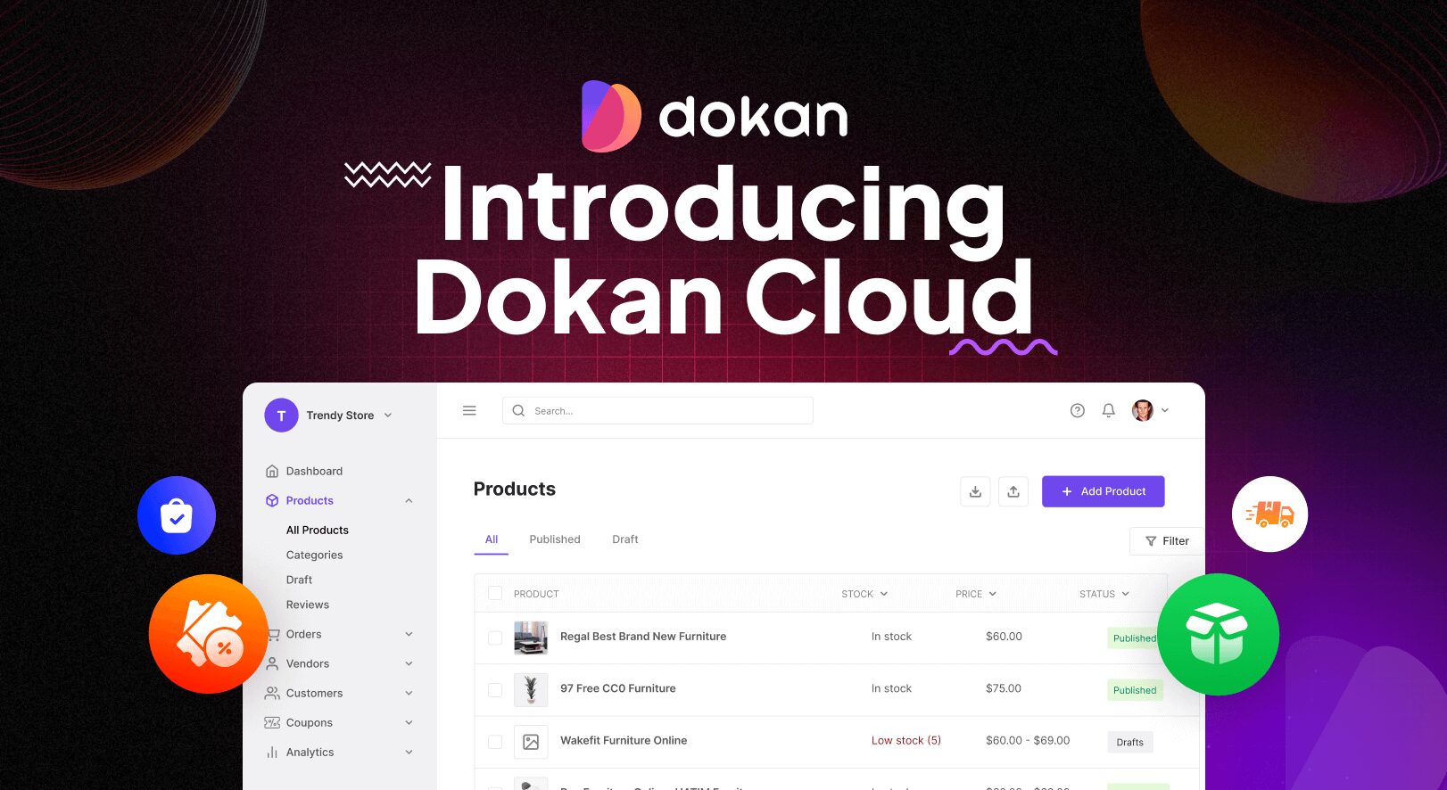 Presentamos Dokan Cloud: el inicio de una nueva era en la industria del comercio electrónico