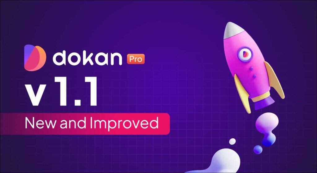 Banner zur Veröffentlichung von Dokan Pro v1.1