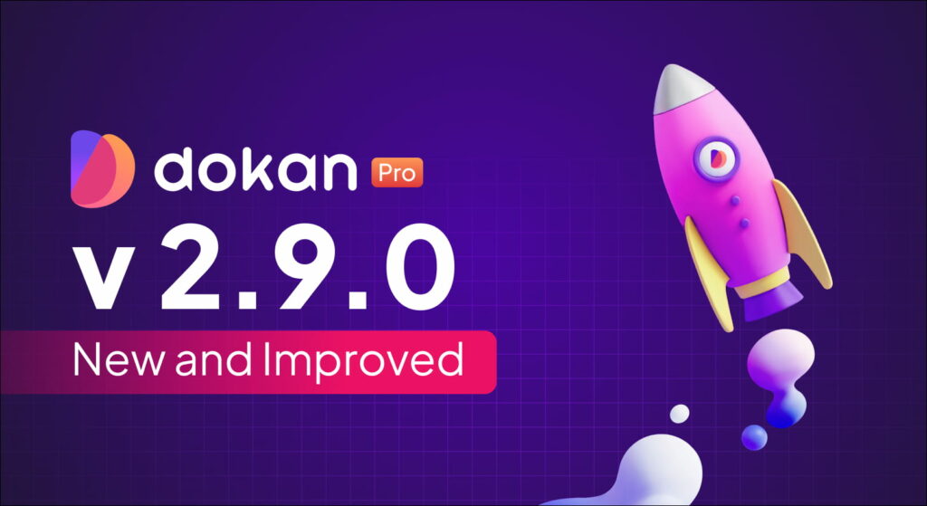 Banner de lanzamiento de Dokan Pro v2.9.0