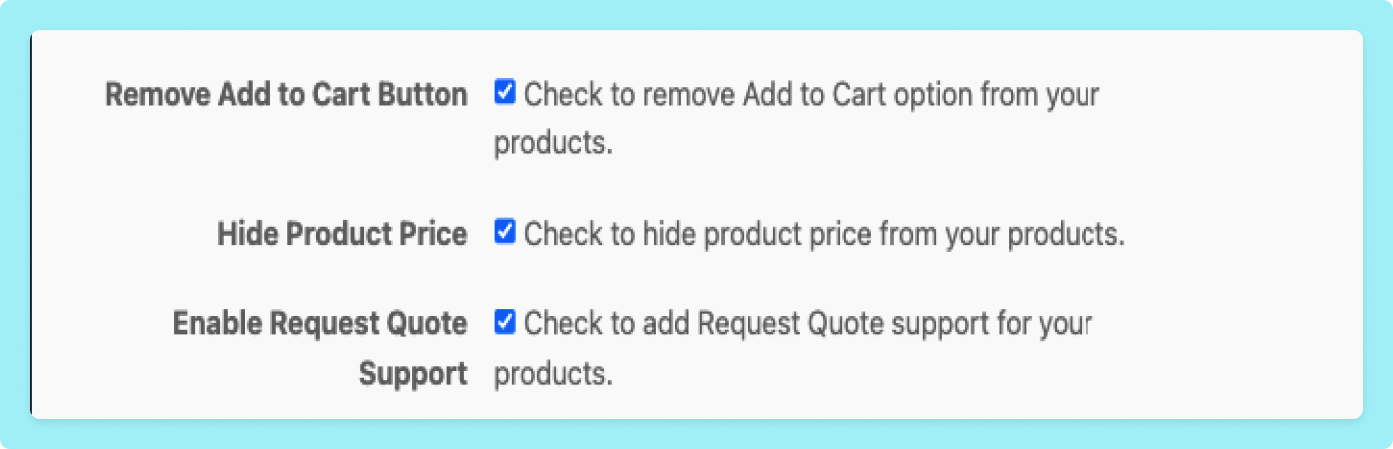 This image shows Dokan Vendor settings while setting up Dokan product catalog feature