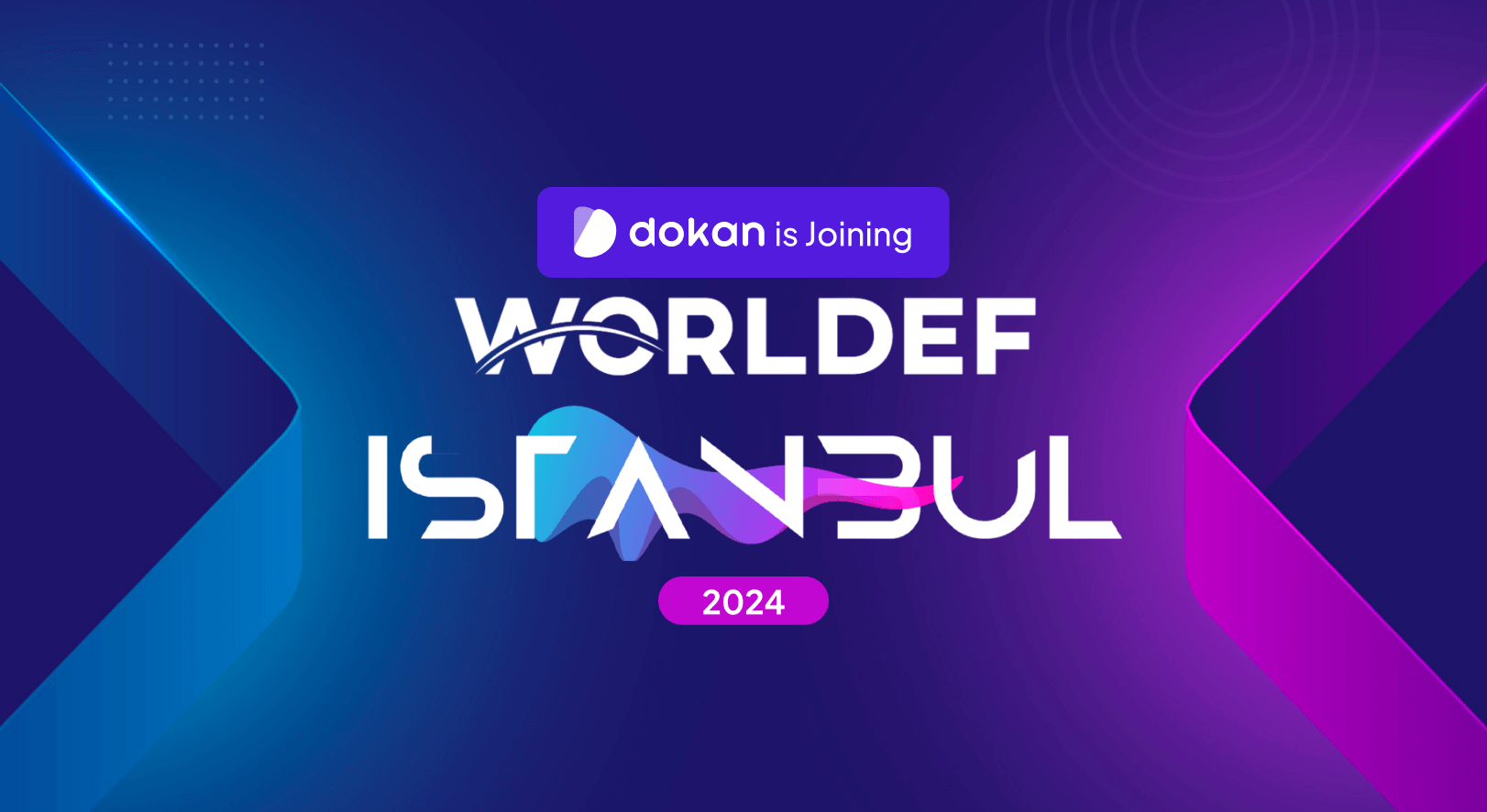 This is the feature image of Dokan is joining WORLDEF Istanbul 2024