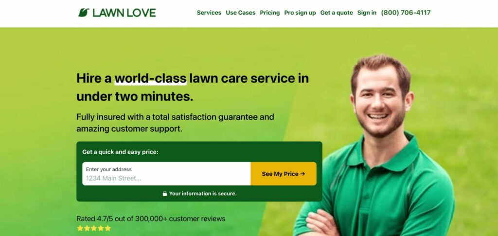 This is a screenshot of Lawn Love