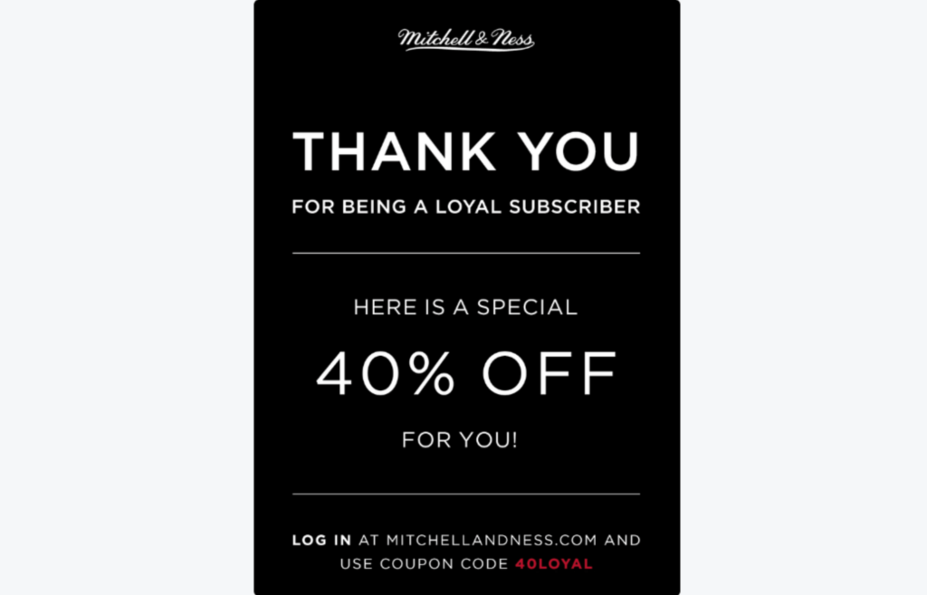 This is an example of how a loyalty discount pricing strategy works