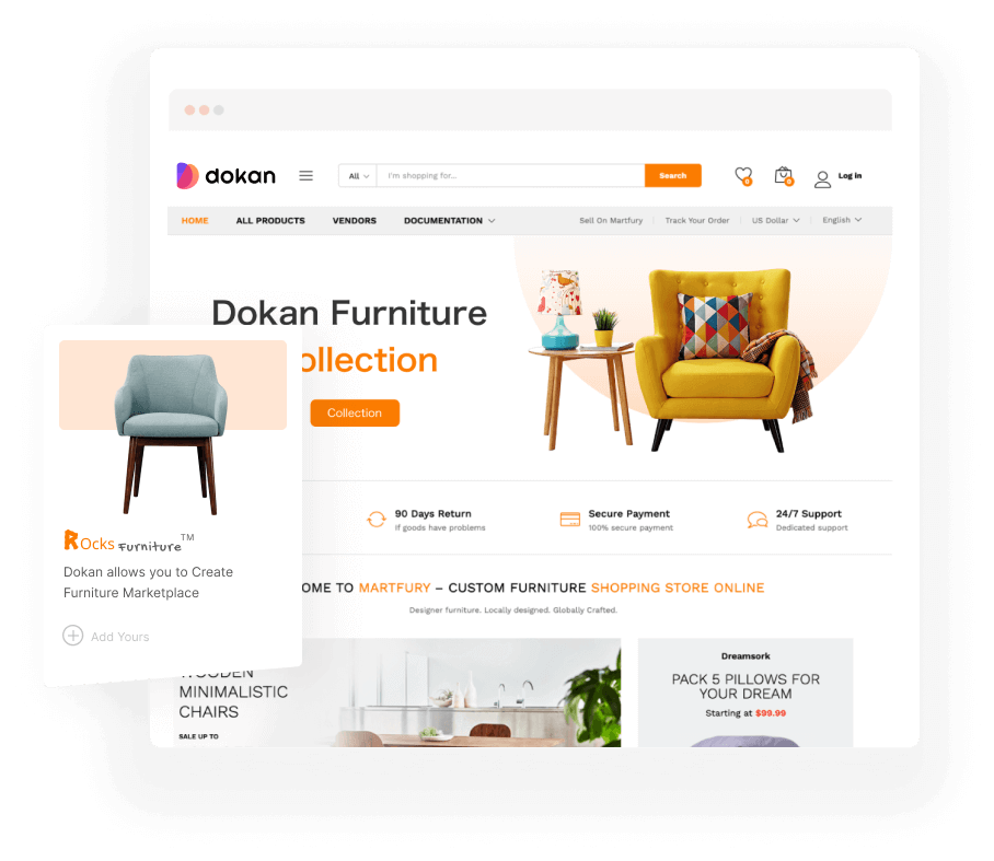 Create Furniture Marketplace with Dokan 1