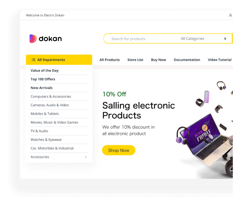 Create an Electronic Marketplace with Dokan 1