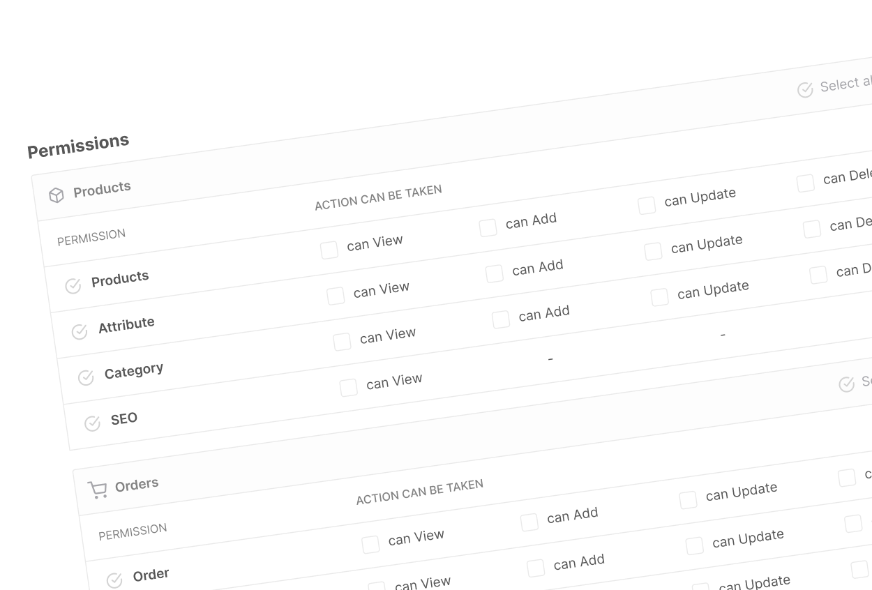 admin and vendor management