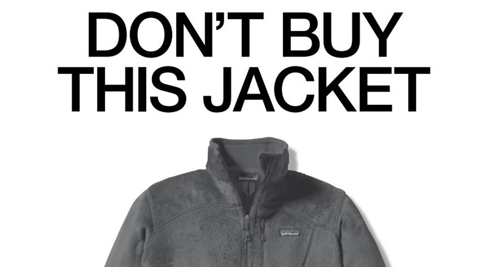 This is a screenshot of Patagonia black friday campaign