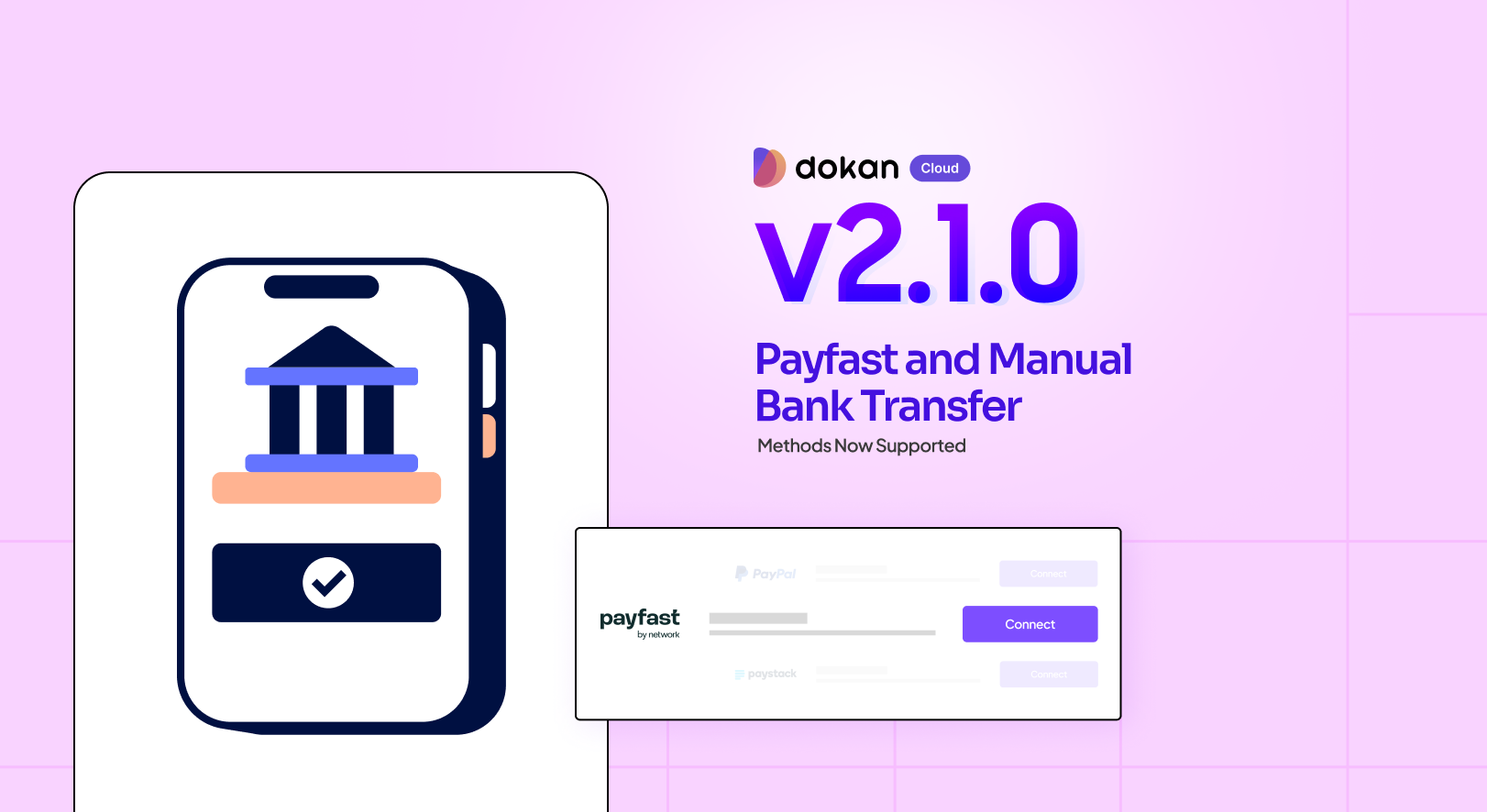 Payfast and Manual Bank Transfer Methods Now Supported
