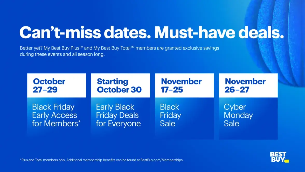 This is a screenshot of best-buy black friday campaign