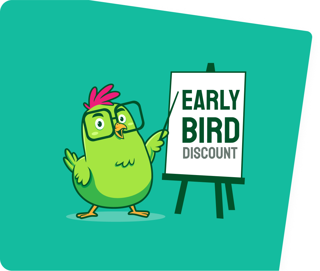 exclusive early bird rewards