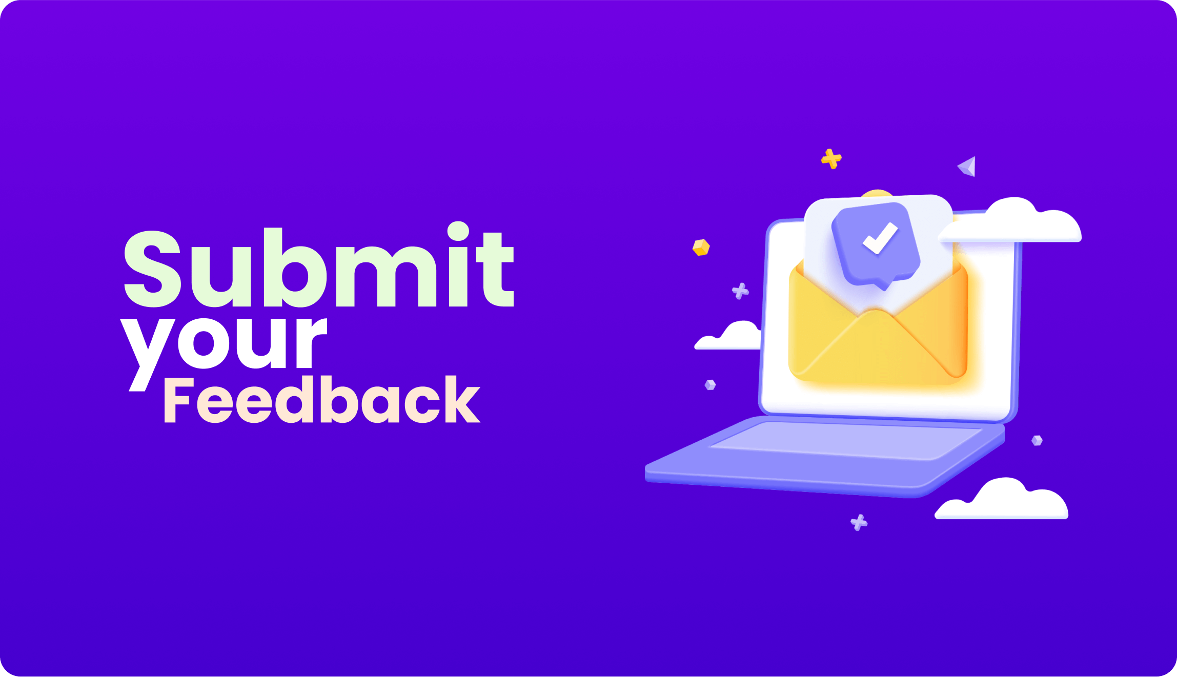 submit your feedback