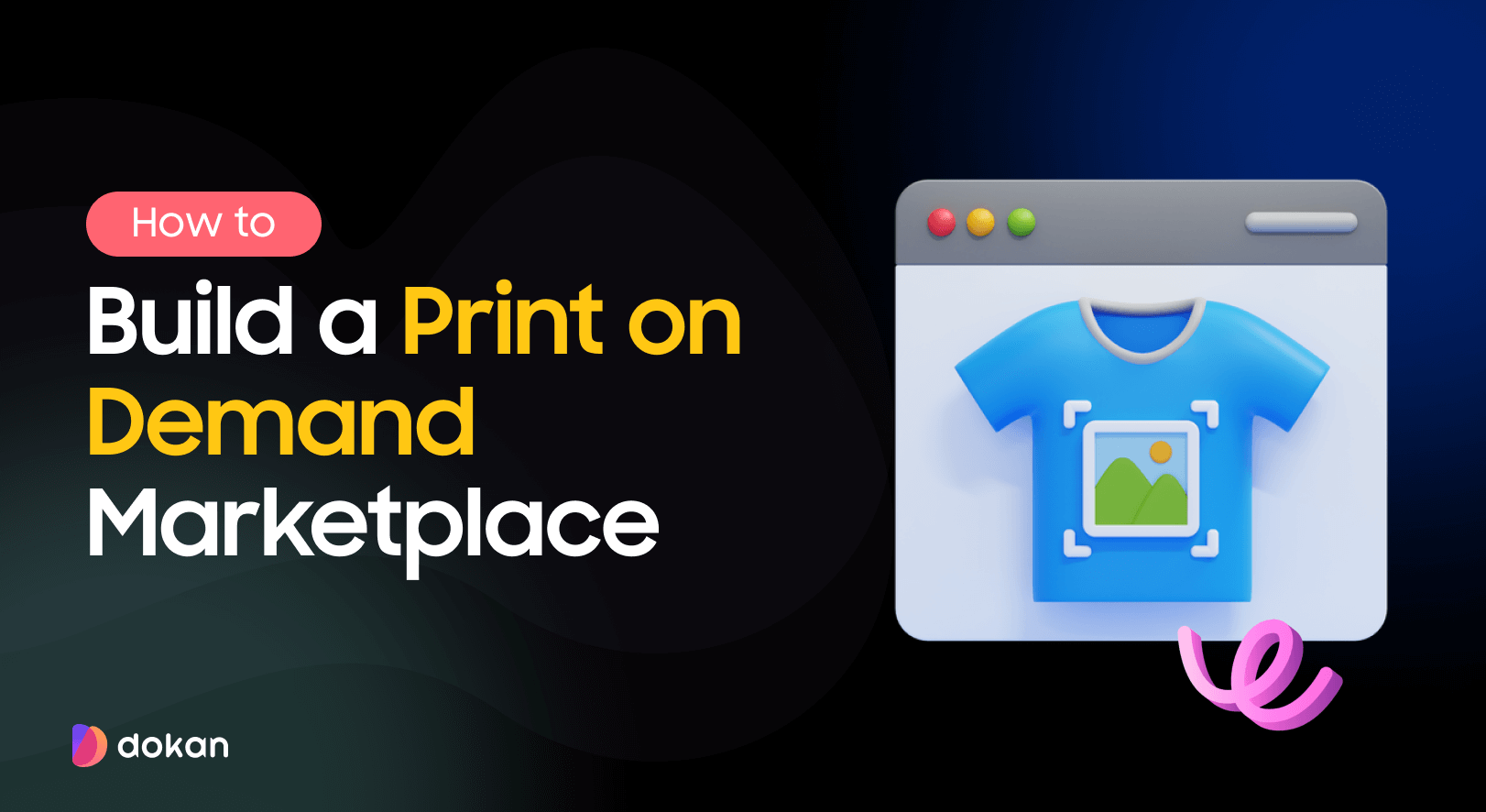 Feature image of the blog - How to Build a Print on Demand Marketplace