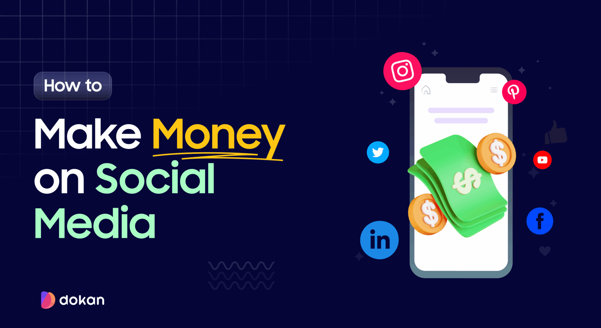 Feature image of the blog - How to Make Money on Social Media