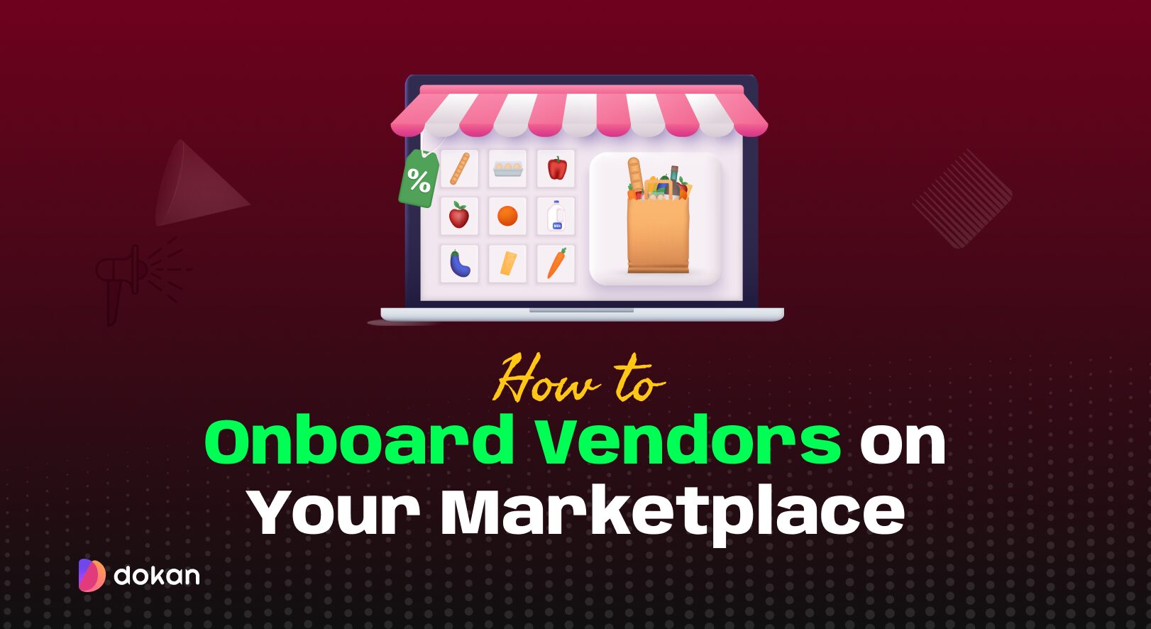 This is the feature image of How to Onboard Vendors on Your Marketplace