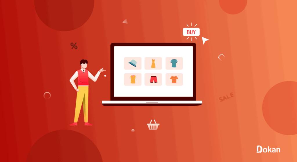A person is buying from a marketplace using a payment gateway