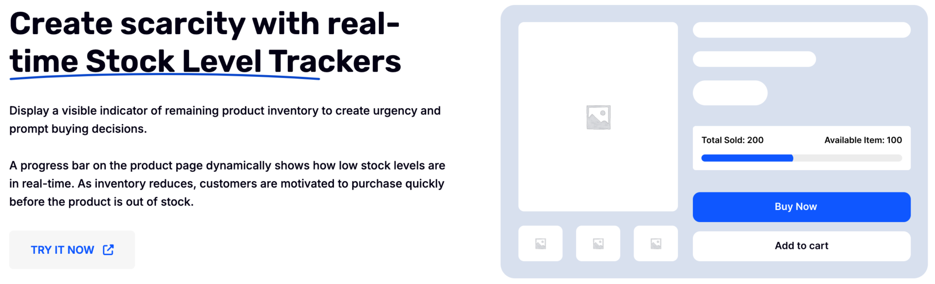 stock level trackers