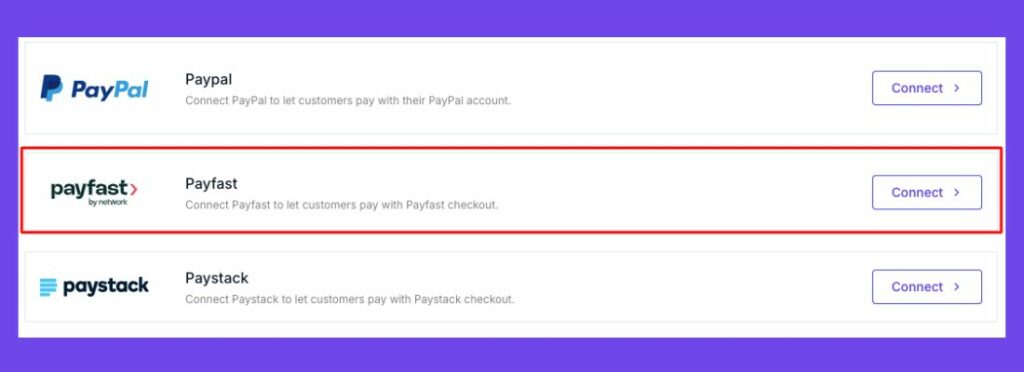 Dokan Cloud Payfast