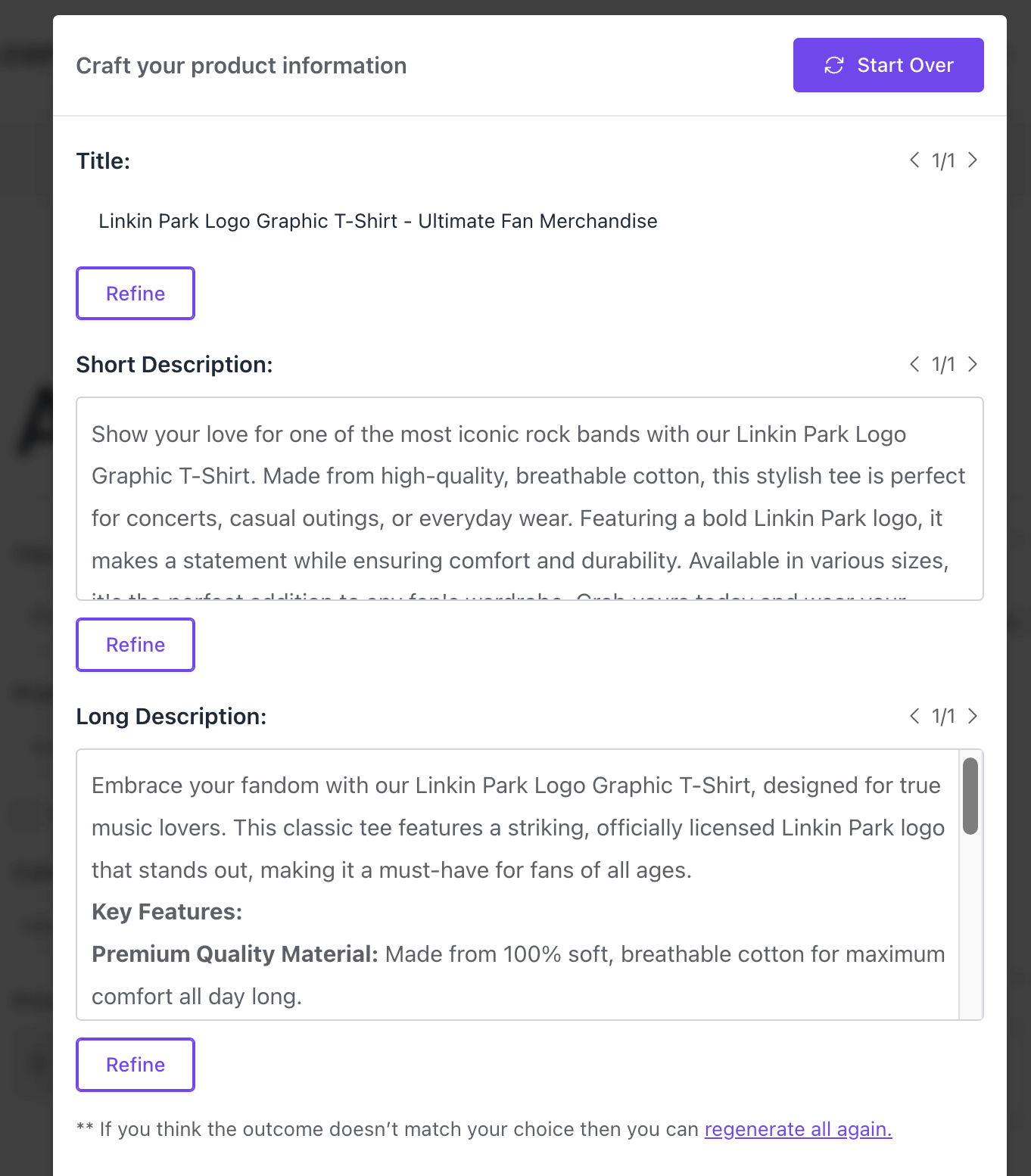 Dokan AI Assistant 4 This is a screenshot of generated