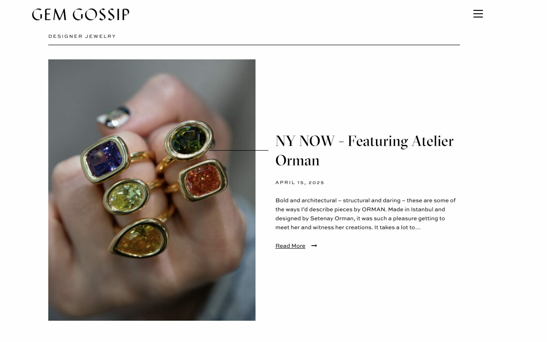 How to Start a Jewelry Business-From Scratch to Success 8 This is a screenshot of a jewelry blog
