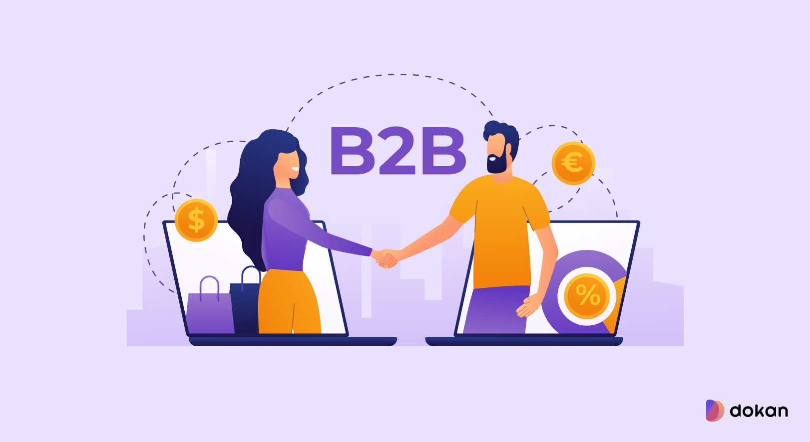 This is an illustration of what is B2B