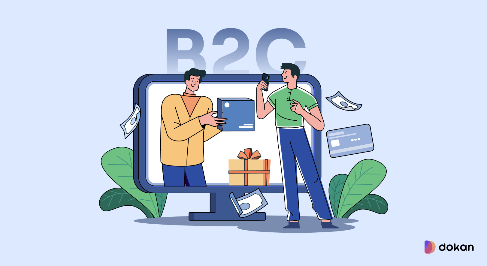 This is an illustration of what is B2C