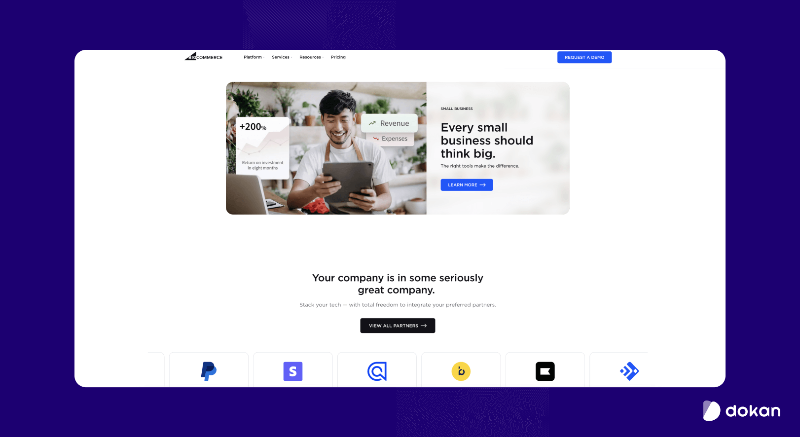 This is a screenshot of BigCommerce