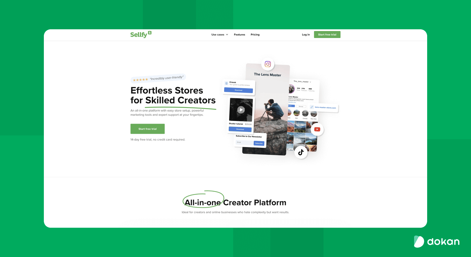 This is a screenshot of Sellfy