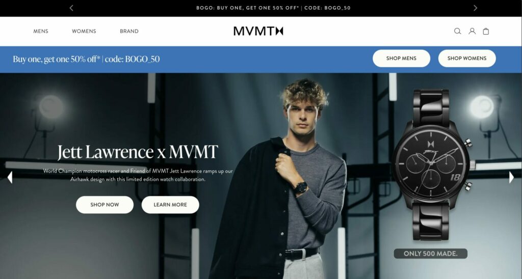 This is a screenshot of MVMT