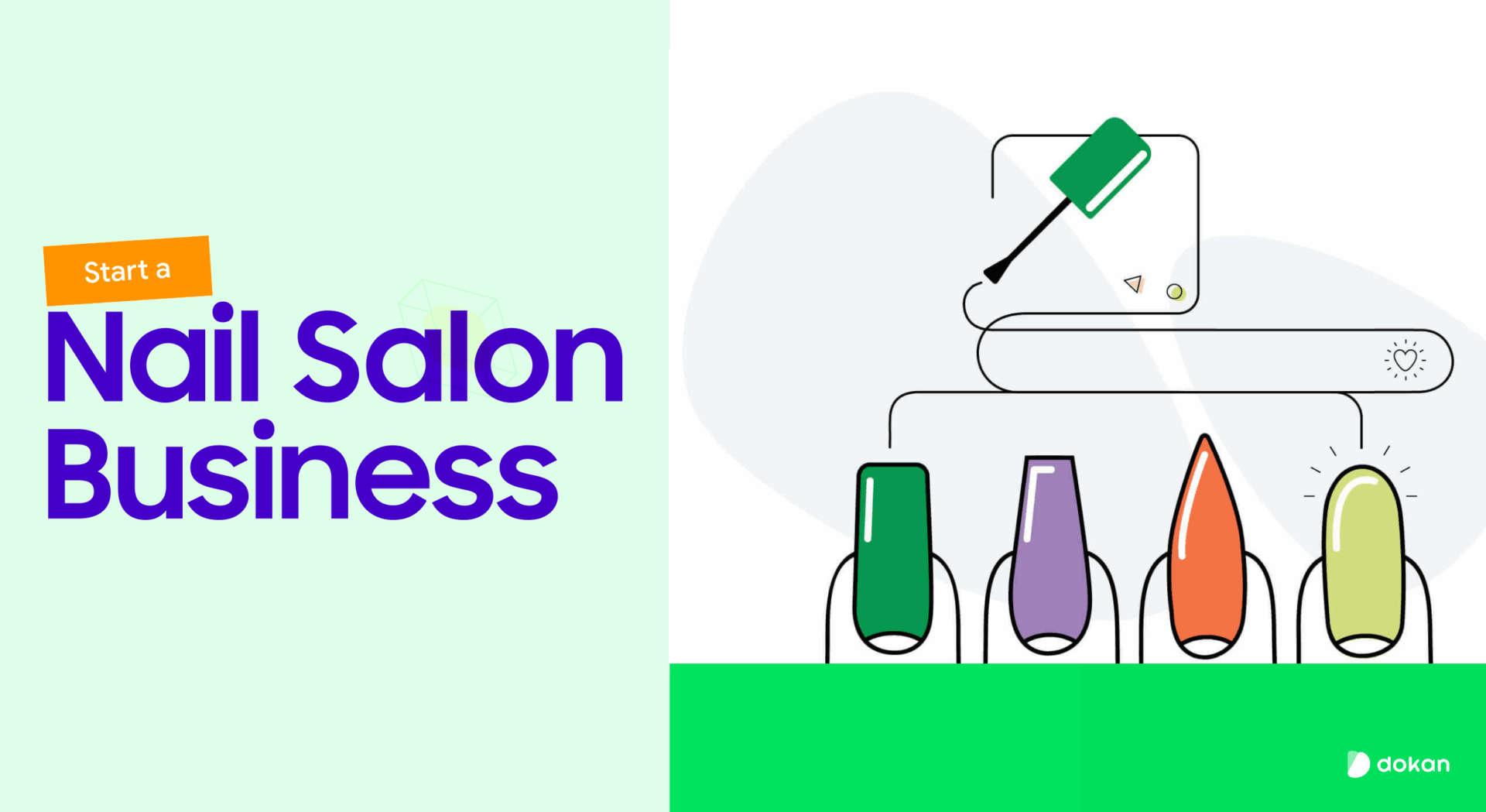 Feature image of the blog - How to Start a Nail Business