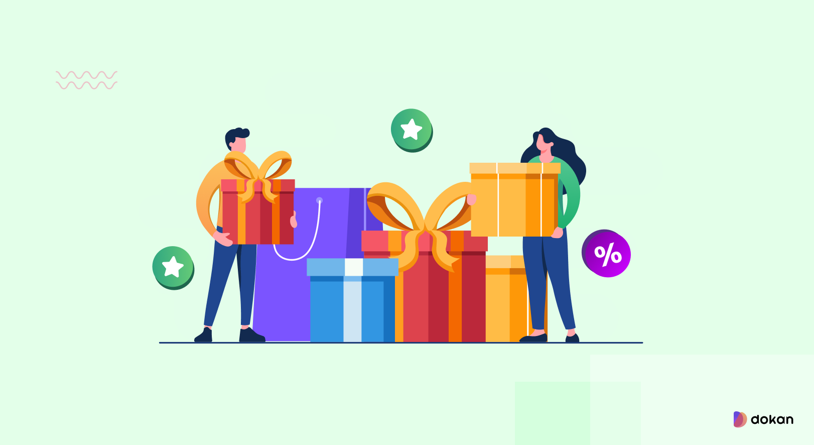 Loyal customers are getting gifts from an eCommerce business
