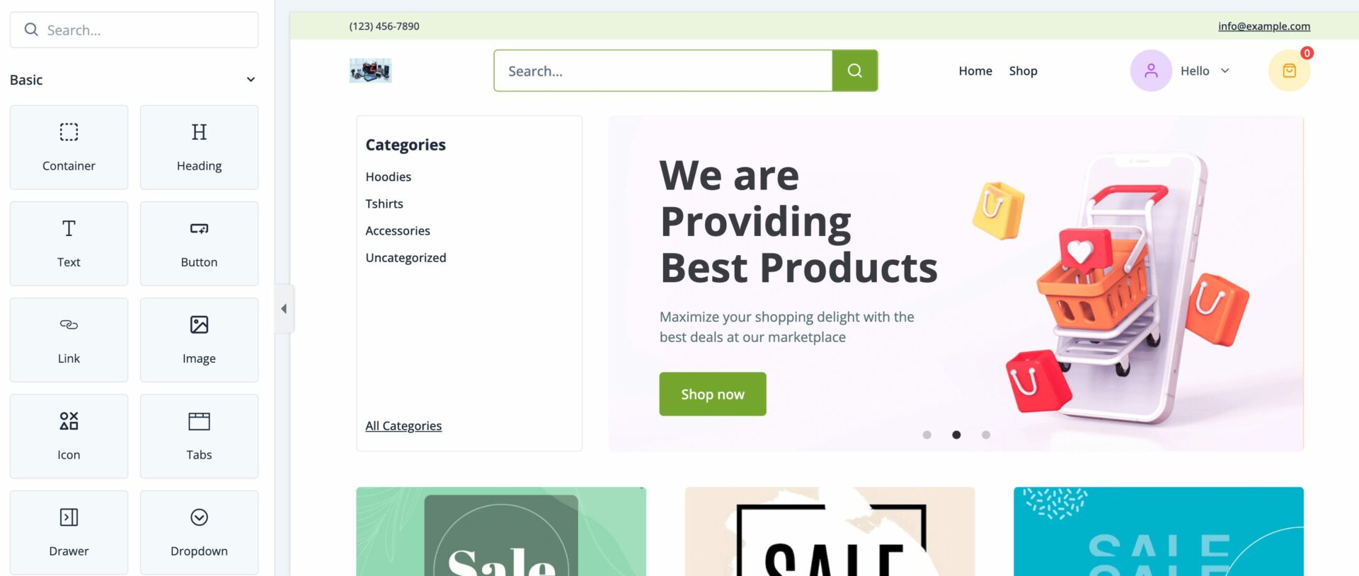 Dokan cloud store builder