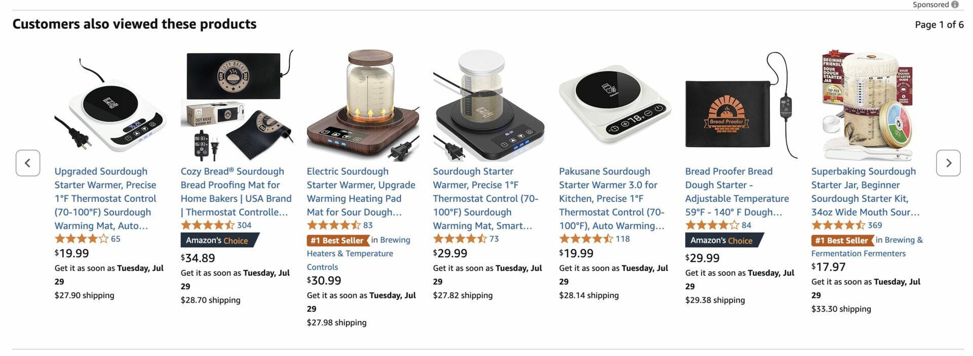 This is a screenshot of amazon customer reccomendation